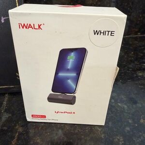 iWALK LinkPod 4 White Docking Battery for iPhone lightning cable NOT for type c